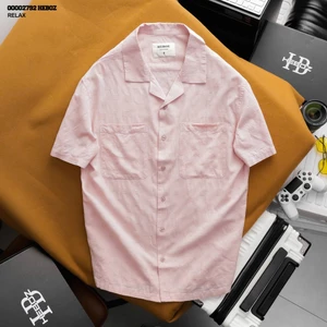 [FORM RỘNG] Áo sơ mi Heboz NT Pijama embossed 3M, sơ mi 2 túi vải dệt cao cấp - 00002792