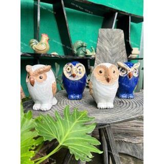 Cú Gốm Nhiều Size - Decor Trang Trí Để Bàn - Trang Trí Tiểu Cảnh - Gốm Bình Dương