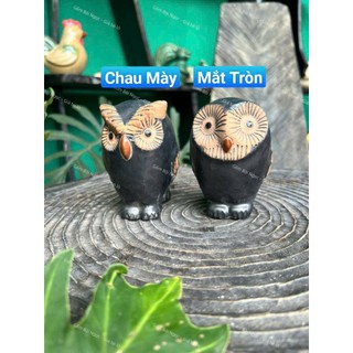 Cú Gốm Nhiều Size - Decor Trang Trí Để Bàn - Trang Trí Tiểu Cảnh - Gốm Bình Dương