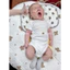 0-24m Body chip/áo liền thân dài tay trắng trơn coton mềm mịn xuất xịn cho bé yêu