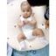 0-24m Body chip/áo liền thân dài tay trắng trơn coton mềm mịn xuất xịn cho bé yêu