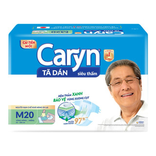 Tã Dán Người Cao Tuổi CARYN TAPE Siêu Thấm Chống Tràn Khô Thoáng Size M20