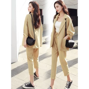 Set: áo blazer + quần baggy 3 màu A2178