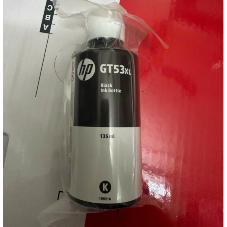 Mực in phun GT53XL135ML, GT52 (BK) Đen bóc máy cho máy in HP tank 115, 315, 319, 400, 415, 510