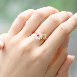 CAMELLIA-R - Nhẫn Hoa Trà - Quà Tặng Ý Nghĩa, Nhẹ Nhàng, Thanh Lịch Cho Nữ