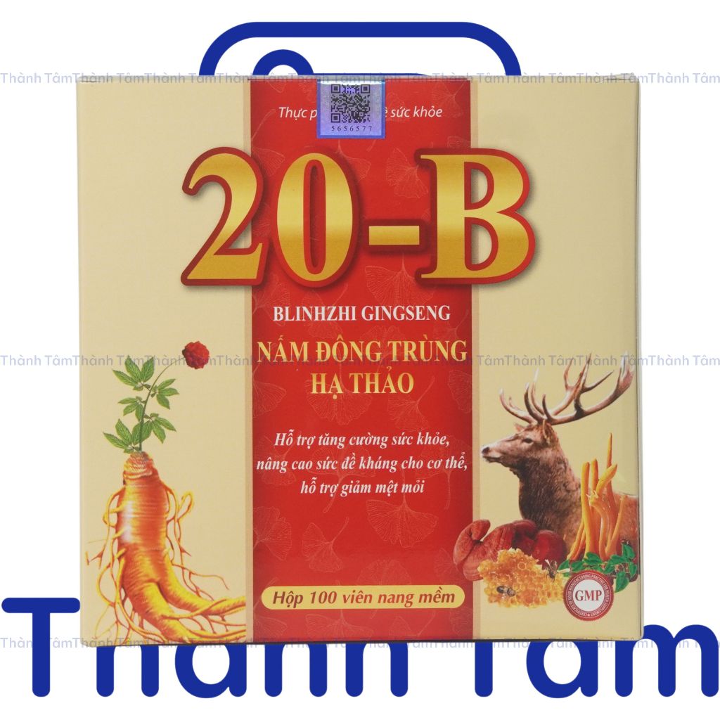 Viên uống Vitamin 20B bổ sung vitamin nhóm B, hỗ trợ tăng đề kháng, sức khỏe, giảm suy nhược cơ thể