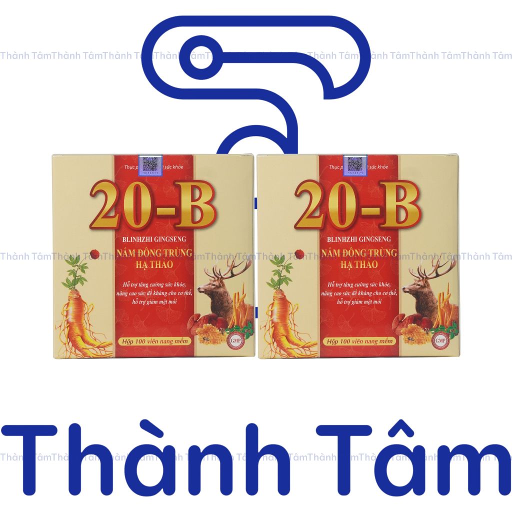 Viên uống Vitamin 20B bổ sung vitamin nhóm B, hỗ trợ tăng đề kháng, sức khỏe, giảm suy nhược cơ thể
