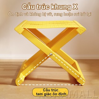 KUKA Ghế nhựa gấp gọn tiện lợi ghế nhỏ đa năng ghế thấp nhẹ nhàng ghế cắm trại ngoài trời ghế gia