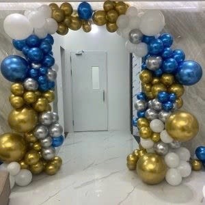 Khung Cổng nhựa lắp ráp Tiệc Tùng Tạo Không Khí Ấm Cúng Sang Trọng Và Hoành Tráng Mẫu Đa Dạng Cho Sinh Nhật Khai Trương