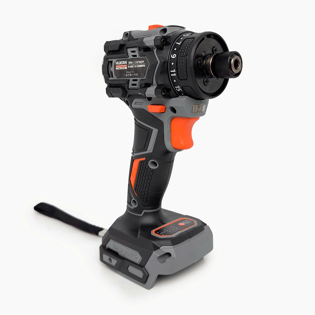 Thân Máy Chuyên Vít HUKAN G1-VT555 (Gen1) – Pin 21V, Lực Siết 55N.m, 2 Tốc Độ, Động Cơ Không Chổi Than, Đầu 1/4 Inch