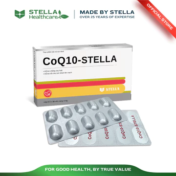 [Chính hãng] CoQ10-STELLA hỗ trợ chống oxy hóa, tốt cho sức khỏe tim mạch (Hộp/30viên)