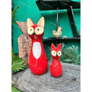 Cáo Gốm Decor Trang Trí Để Bàn - Trang Trí Tiểu Cảnh - Gốm Bình Dương