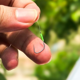 Hộp 10 Cặp Thẻo Câu Đài Nanh Sói Không Nút Thắt Lưỡi Câu Cá Thép Carbon Thẻo Câu Đài Cao Cấp