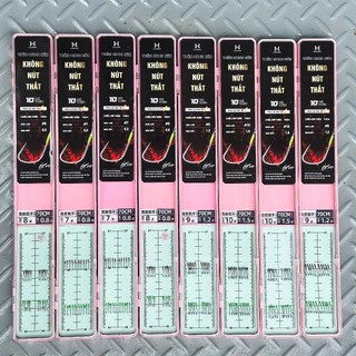 Hộp 10 Cặp Thẻo Câu Đài Nanh Sói Không Nút Thắt Lưỡi Câu Cá Thép Carbon Thẻo Câu Đài Cao Cấp