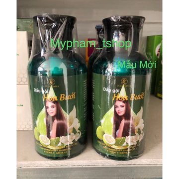 Dầu Gội Hoa Bưởi ,Sạch Gàu, Ngăn Rụng Tóc,Kích Mọc Tóc _ Dầu Gội Hoa Bưởi LC Cosmetics,300m