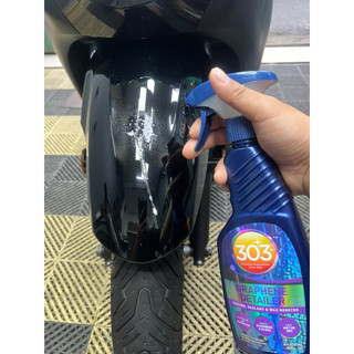 Phủ bóng và bảo vệ Sơn, phủ chống nhoè cho kính lái, kính hông và gương chiếu hậu 303 graphene detailer