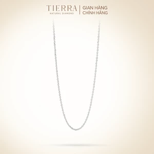 Dây Chuyền Tierra Vàng Trắng 10K DCA1111 Thiết Kế Đơn Giản Hiện Đại Phù Hợp Với Mọi Mặt Dây