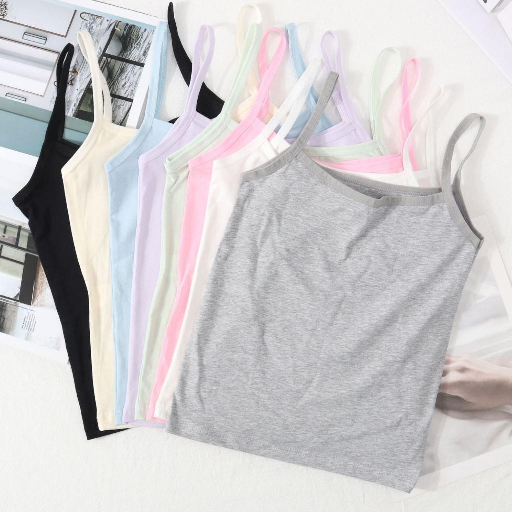 [Deal Shock] Áo Lót Bé Gái Học Sinh - Áo Lá 2 Dây Bé Gái Cotton Mềm Mịn Thoáng Mát ZANABRA B027