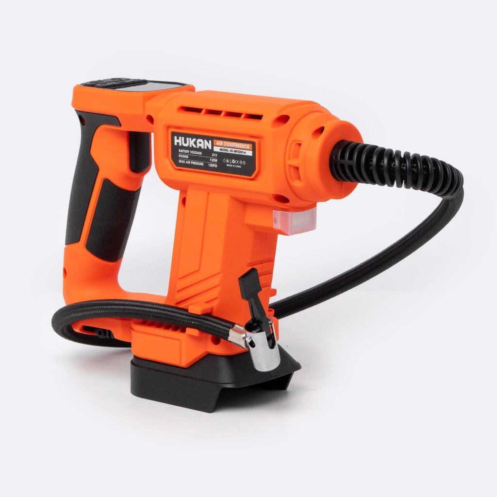 Thân Máy Bơm Hơi Pin HUKAN G1-BP2201m| 21V, Công Suất 120W, Áp Suất 120PSI, Lưu Lượng 30L/Phút, Động Cơ Có Chổi Than