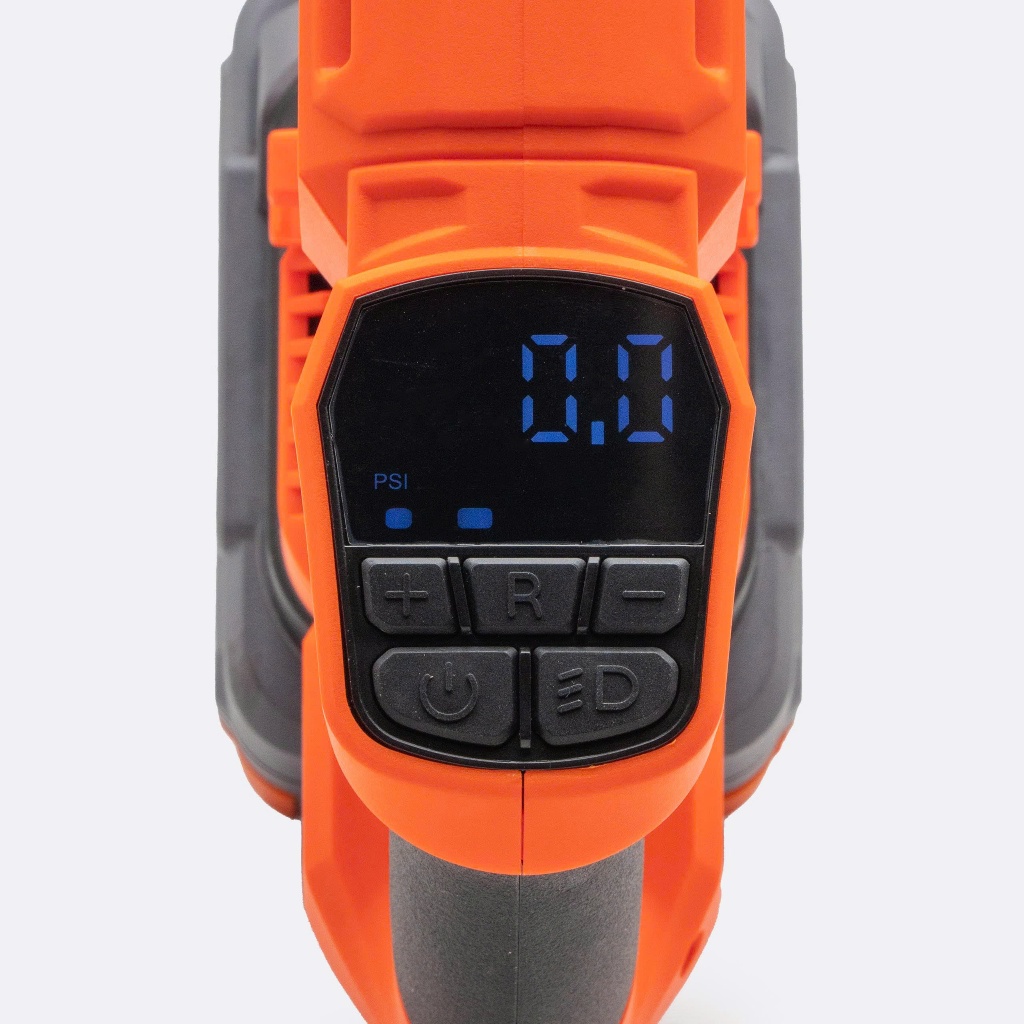 Máy bơm hơi ô tô xe máy HUKAN G1-BP2201m, Dùng chân pin phổ thông Hoặc nguồn điện xe hơi, Gọn nhẹ