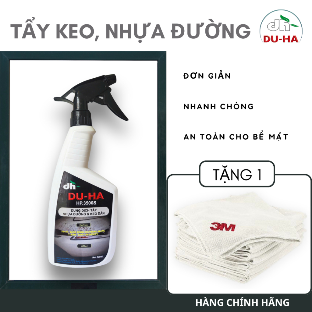 [LOẠI TỐT] Chai Vệ Sinh Ke0 DUHA 500ml