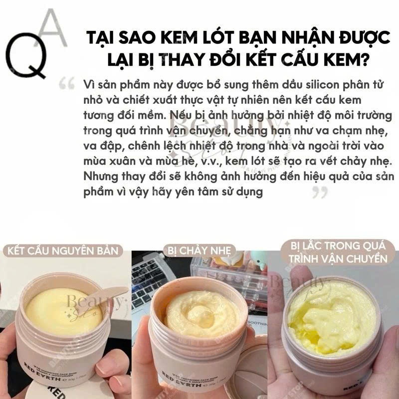 Kem Lót RED EARTH V10 Chính Hãng Kem Lót Trang Điểm Dưỡng Ẩm Cao Cấp Che Lỗ Chân Lông