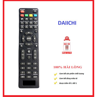 tay điều khiển remote từ xa tivi daiichi hàng tốt mới-kèm pin-tay đầu bấm tivi daiichi hàng tốt mới
