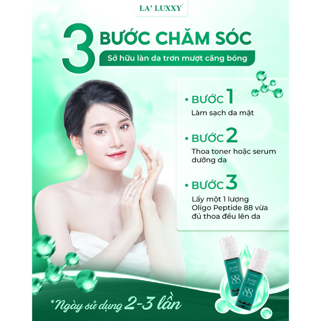 Serum Phục Hồi Da, Sửa Chữa Tế Bào Oligo Peptide 88 LALUXXY Tái Tạo & Dưỡng Ẩm Chuyên Sâu