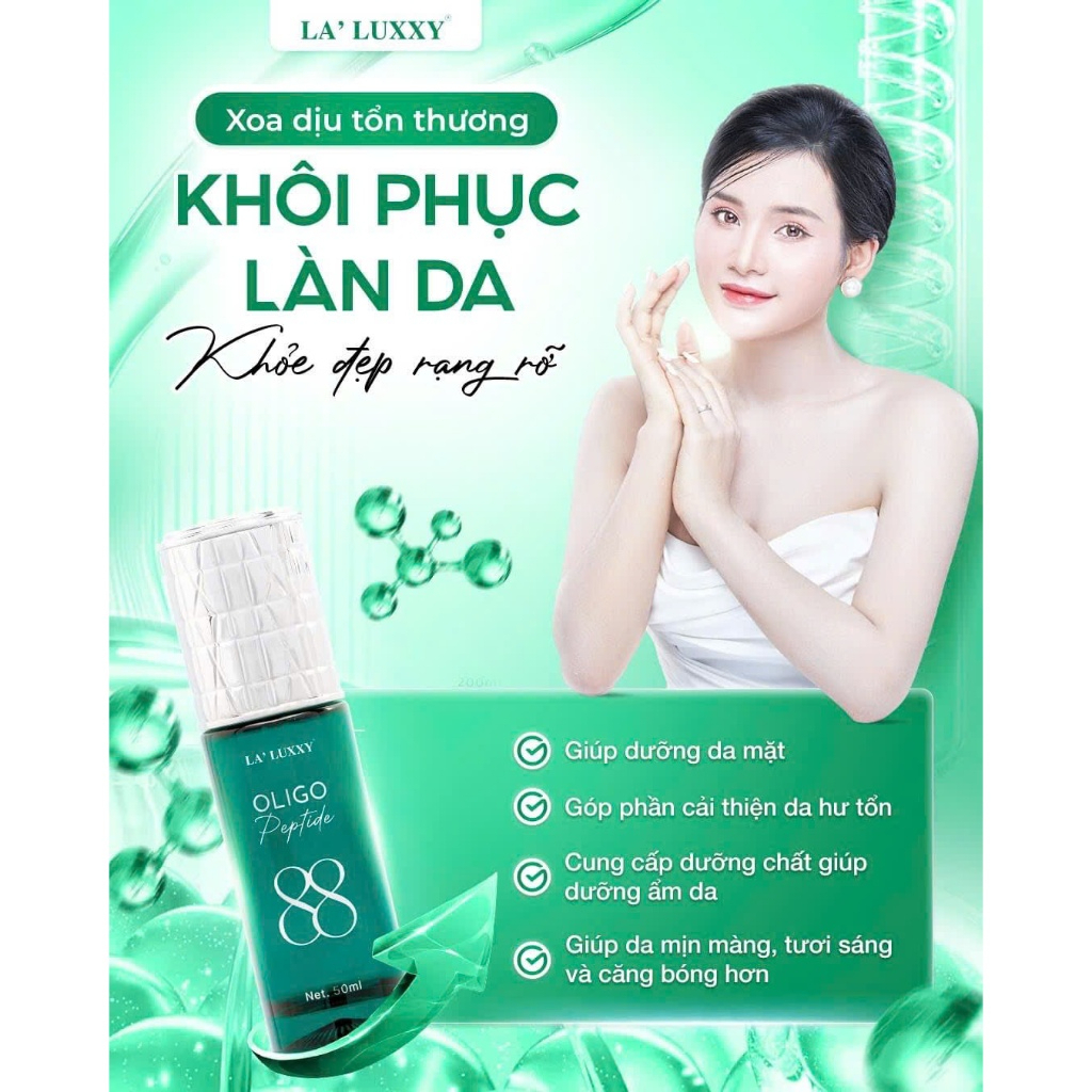 Serum Phục Hồi Da, Sửa Chữa Tế Bào Oligo Peptide 88 LALUXXY Tái Tạo & Dưỡng Ẩm Chuyên Sâu