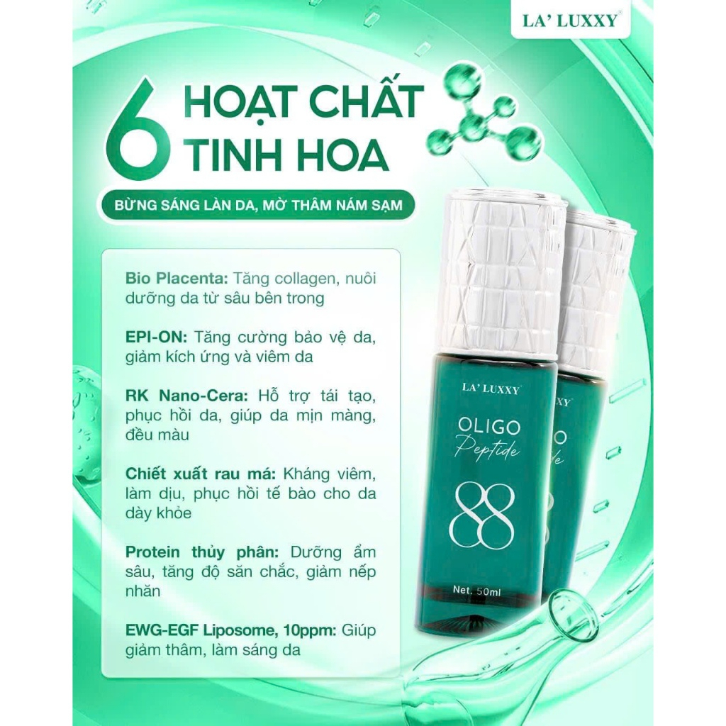 Serum Phục Hồi Da, Sửa Chữa Tế Bào Oligo Peptide 88 LALUXXY Tái Tạo & Dưỡng Ẩm Chuyên Sâu