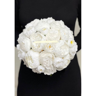 Bó hoa cưới cầm tay cô dâu mẫu đơn Peony 12