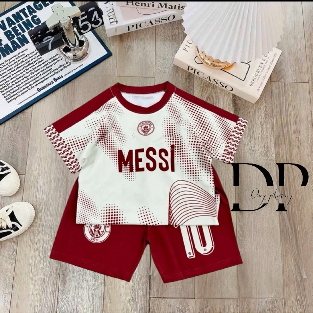 [SÉT BỘ BÓNG ĐÁ ]cho bé từ 8-48kg chất thun thái-mềm mịn-co giãn-thoáng mát