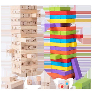 Trò chơi giáo dục - Đồ chơi gỗ - Đồ chơi rút gỗ khéo léo bảng to nhất 28cm x 8cm x 8cm