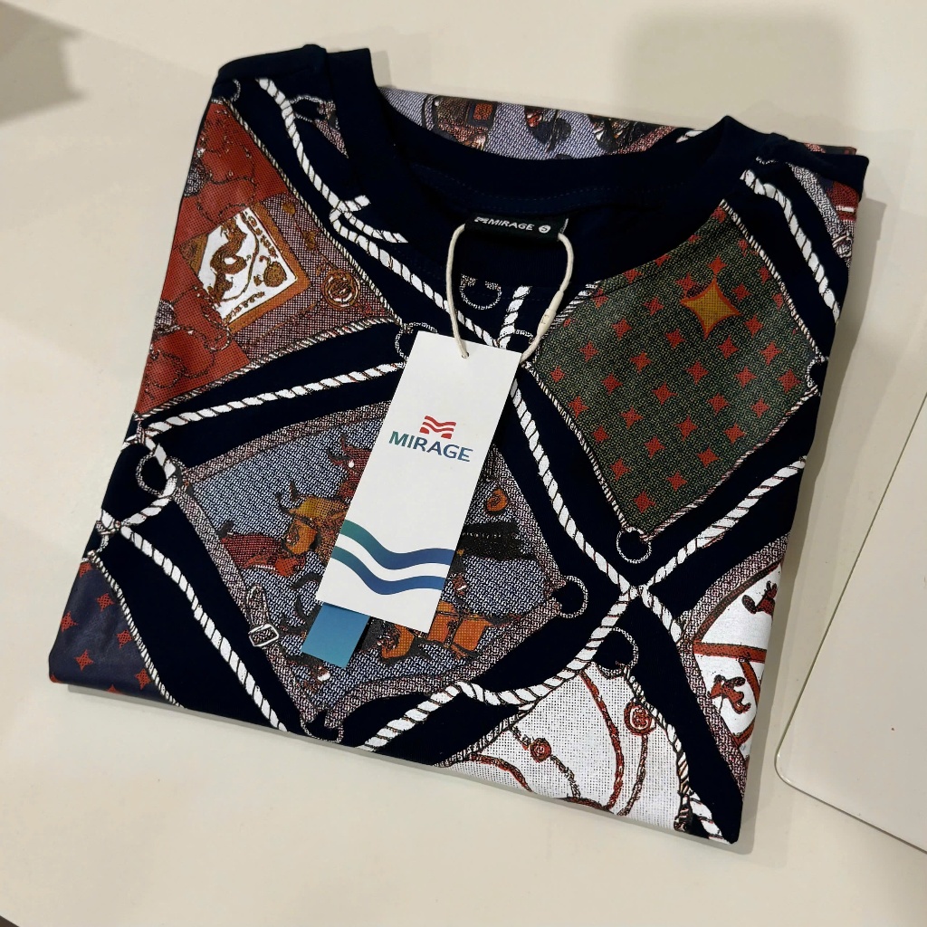 Áo Thun Mirage Họa Tiết Patchwork Local Brand Chất 100% Cotton Mềm Mịn Thoáng Mát.