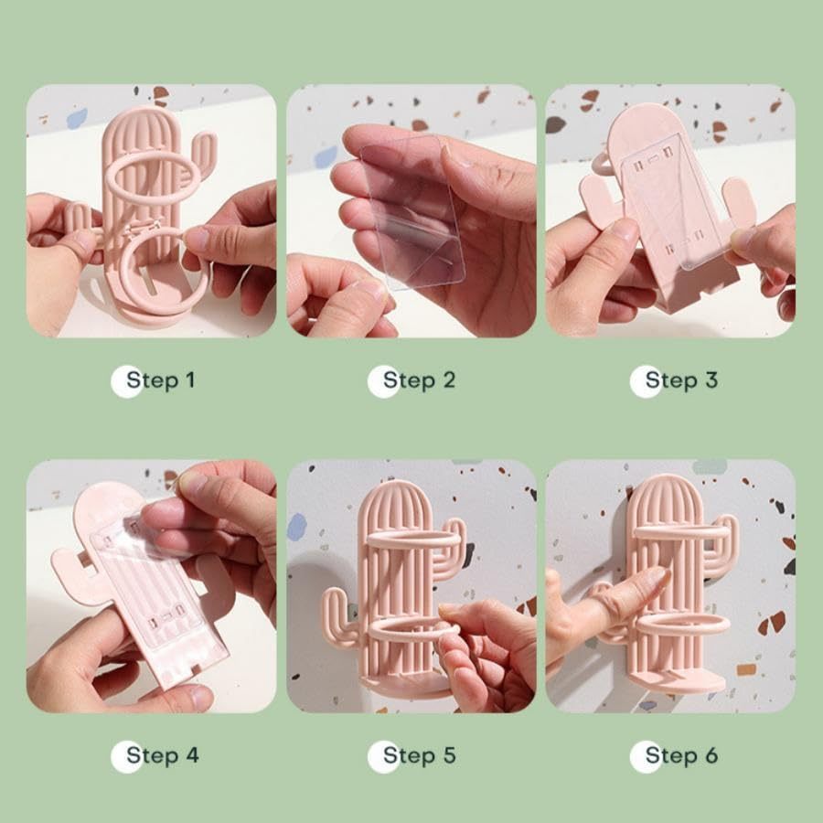 Giá đỡ bàn chải đánh răng cho phòng tắm, Giá đỡ bàn chải đánh răng điện Sắp xếp bàn chải đánh răng treo tường
