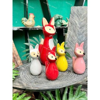 Cáo Gốm Decor Trang Trí Để Bàn - Trang Trí Tiểu Cảnh - Gốm Bình Dương