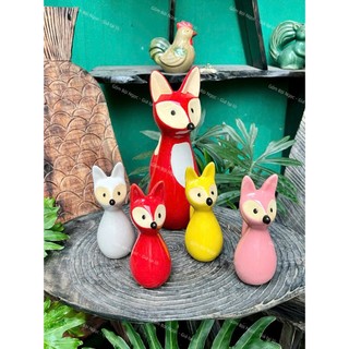 Cáo Gốm Decor Trang Trí Để Bàn - Trang Trí Tiểu Cảnh - Gốm Bình Dương