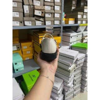 Giày bệt nữ da PU tổng hợp dệt vải đế cao su sang chảnh thanh lịch nữ tính thoải mái