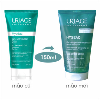 Gel rửa mặt cho da dầu, mụn URIAGE HYSÉAC GEL NETTOYANT 150ml