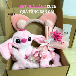 Set Quà Tặng Sinh Nhật Stitch LINDO, Quà Tặng Hot Trend 20/10, 8/3, 14/2, Các Dịp Đặc Biệt