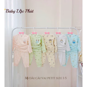 Bộ Quần Áo Thun Lạnh Dài Tay Mềm Mịn, Thoải Mái Cho Bé Yêu Từ 5-15kg