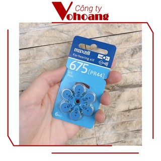 Pin máy trợ thính Toshiba 675 (pin PR44) Premium Zinc-Air chính hãng tương thích với mọi thiết bị