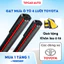 Gạt Mưa Ô Tô Toyota 4 Lưỡi Thay Thế Dễ Lắp Đặt Gạt Mưa Toyota Vios Camry Altis Fortuner Innova Veloz