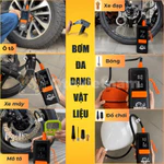 Bơm Lốp Điện Tử Nguồn Kép Jumbotec B03: Pin 6000mAh & Tẩu 12V, Đèn Pin & Sạc DP | Bảo Hành 12 Tháng — ảnh 4