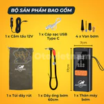 Bơm Lốp Điện Tử Nguồn Kép Jumbotec B03: Pin 6000mAh & Tẩu 12V, Đèn Pin & Sạc DP | Bảo Hành 12 Tháng — ảnh 8