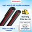 Gạt Mưa Ô Tô 4 Lưỡi Hyundai Elantra Tucson SantaFe Accent i10 i20 Creta Kona Stargazer Venue Getz