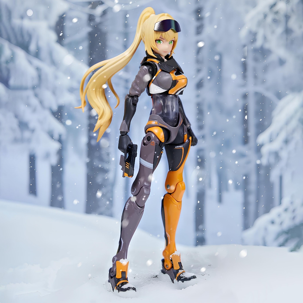 [CÓ SẴN] Mô Hình Lắp Ráp MGSD Freedom Fighter Clear Blue Color (tặng kèm base clear)