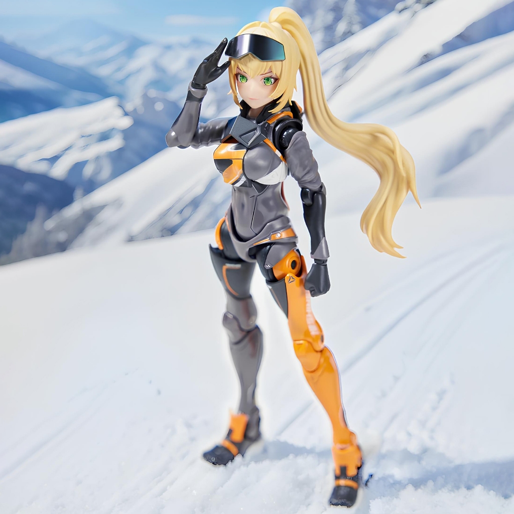 [CÓ SẴN] Mô Hình Lắp Ráp MGSD Freedom Fighter Clear Blue Color (tặng kèm base clear)