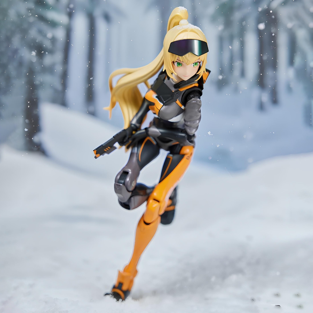 [CÓ SẴN] Mô Hình Lắp Ráp MGSD Freedom Fighter Clear Blue Color (tặng kèm base clear)