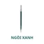 Bút gel WQN ngòi 0.7 màu xanh viết tiếng Trung Nhật Hàn